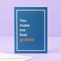 Mi fai sentire grato biglietto di auguri