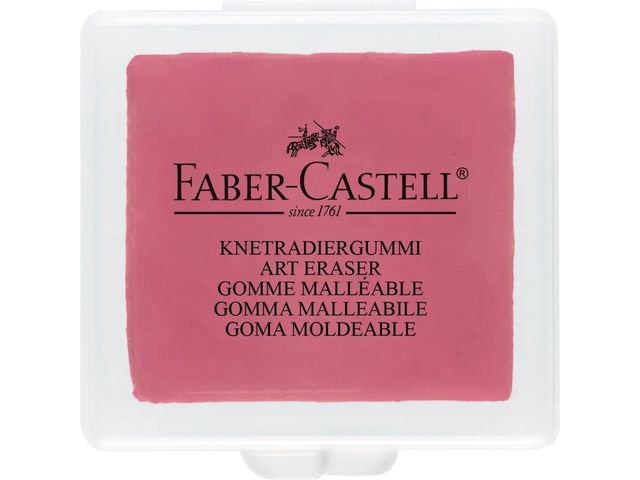 Kneedgum FC 7020 3 kleuren 18st. in disp. geel-rood-blauw in plastic doosje