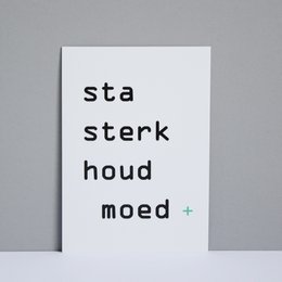 'Stå stærkt, tag mod'