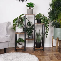 Plantstandaard metaal 6-niveau 80 cm
