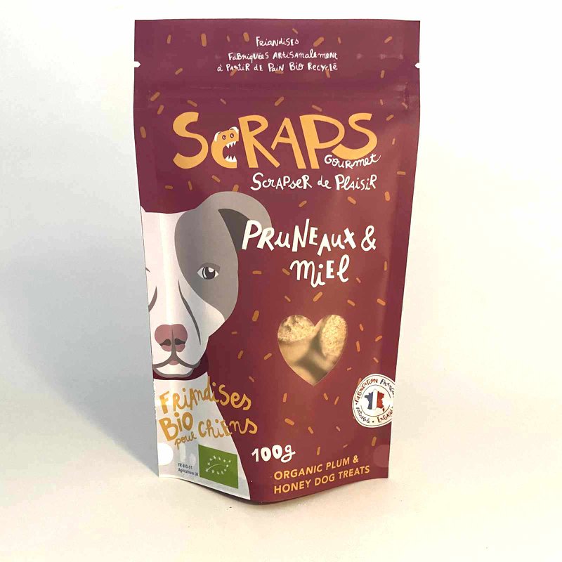 Scrap di biscotti biologici per cani - Punes e miele