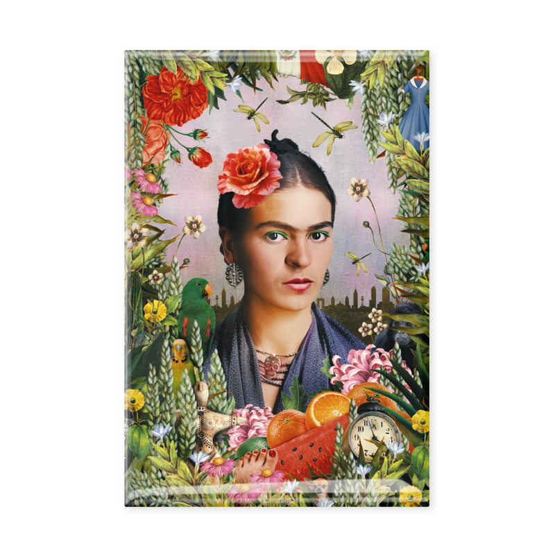 Fridge Magnet,   inspired by  Frida Kahlo