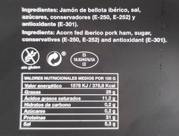 Fellota Ham 50% iberian (8-8,5 kg)