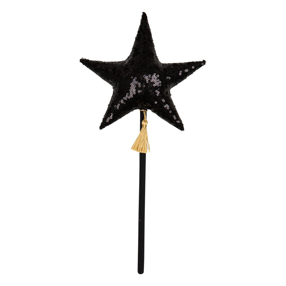 “Black Sequins” Fairy-tale Crown and Wand Magic Set