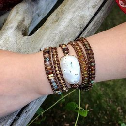 MONDSCHEIN GÖTTIN – Solarquarz-Wickelarmband