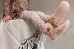 Zapatilla Davin para niños | Ante de piel de oveja | 3 estilos | 25-30