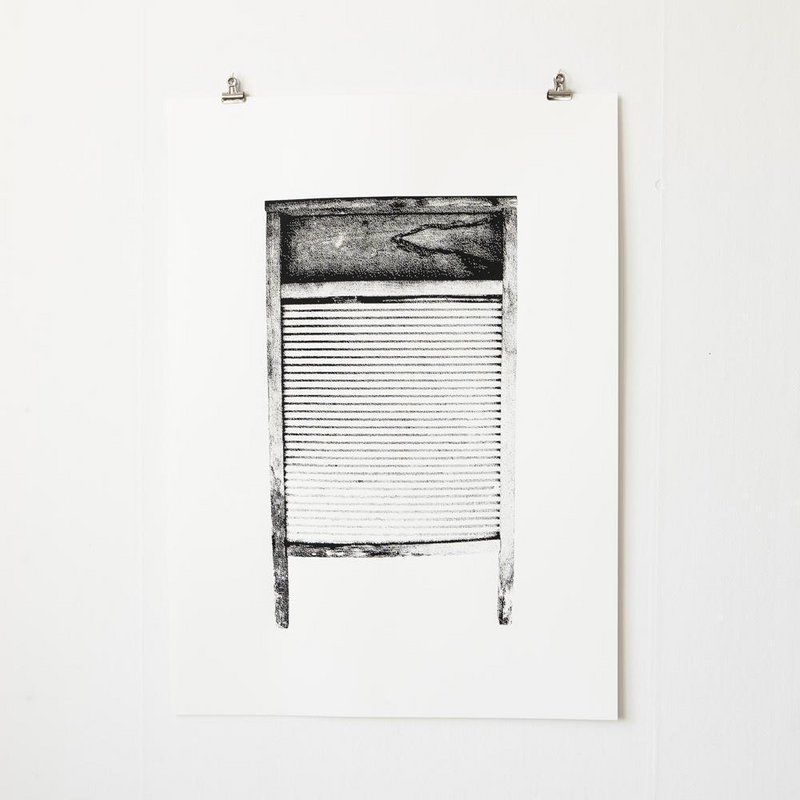 Vaskebrættet - serigrafi