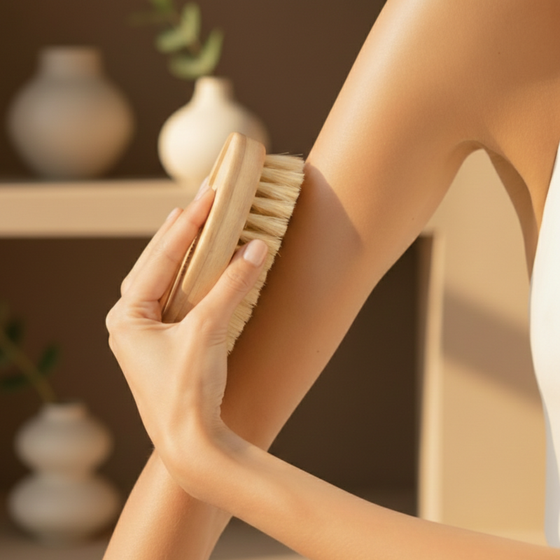 YOSMO Bamboo Drybrush – do drenażu limfatycznego i naturalnego złuszczania