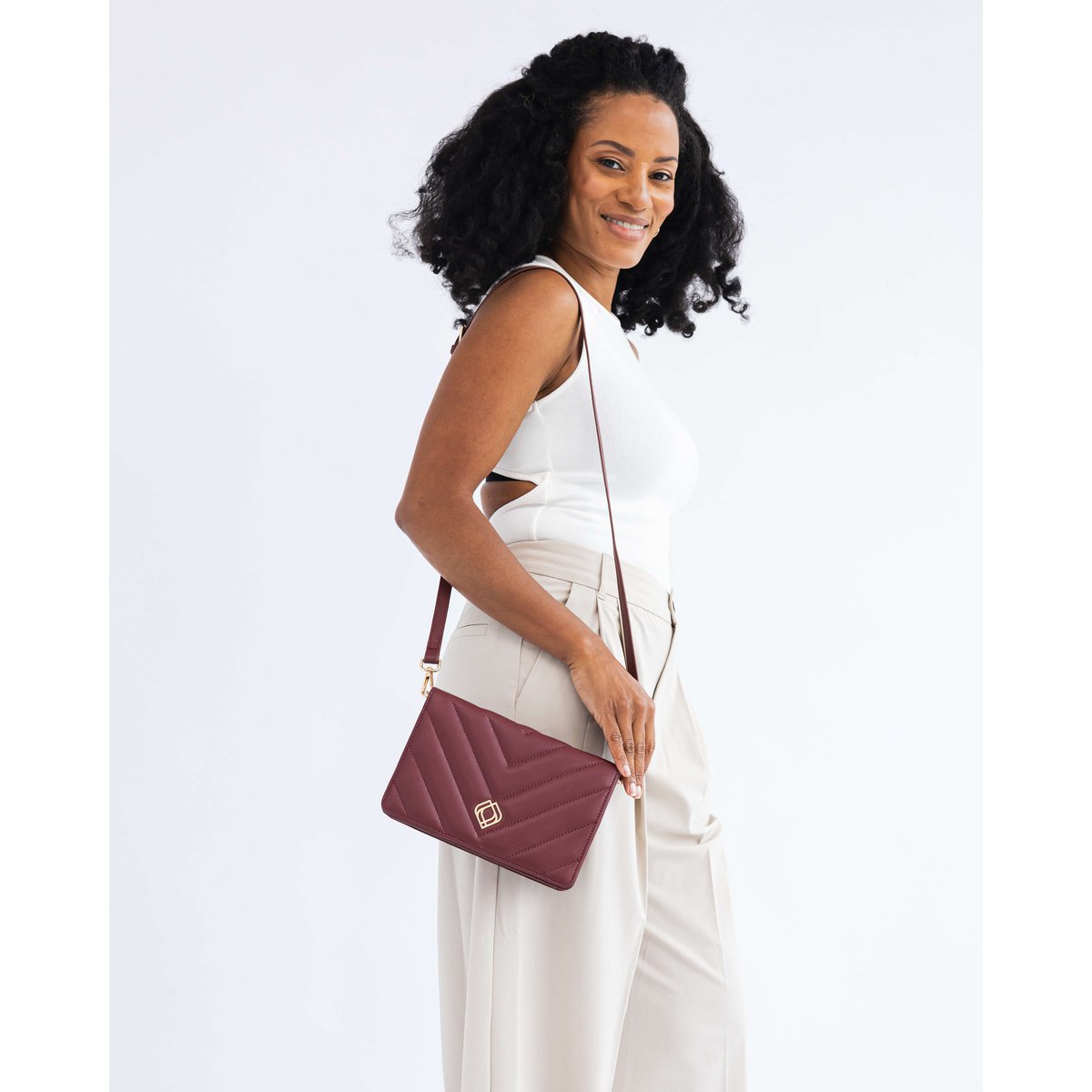 Clutch Diva Apple Burgundy