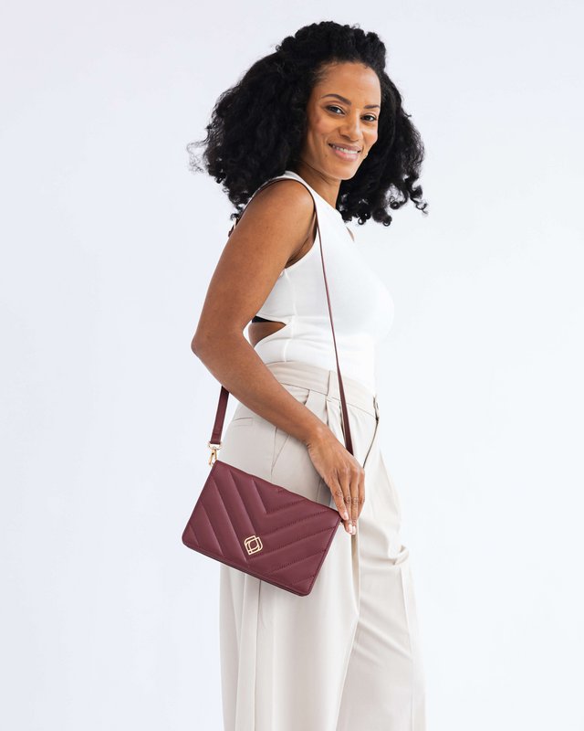 Clutch Diva Apple Burgundy