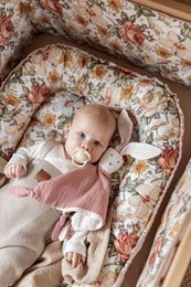 ENZO children's dungarees - 100% merino wool - beige