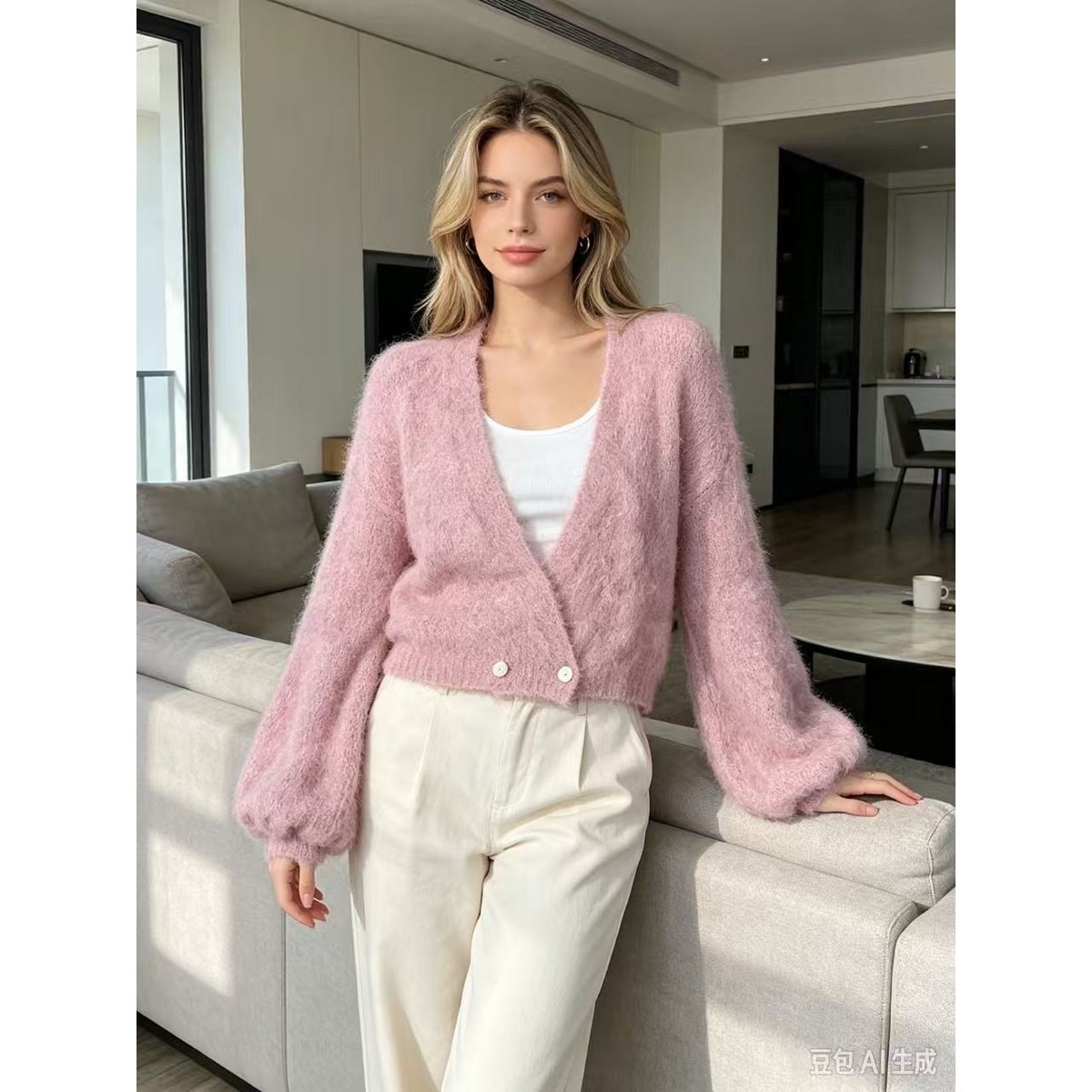 Mohair hartwikkel REF. 7718