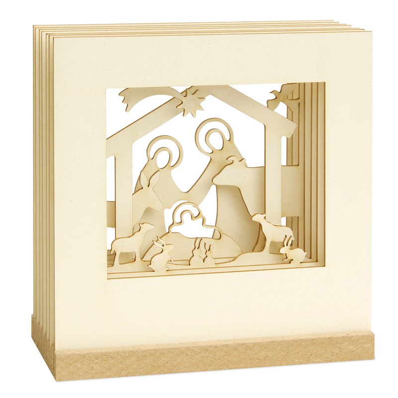Krippe-Silhoubox L
