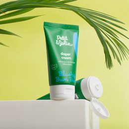 Petit&Jolie krem ​​do pośladków/maść cynkowa - 0% perfum - 75ml - 100% naturalny