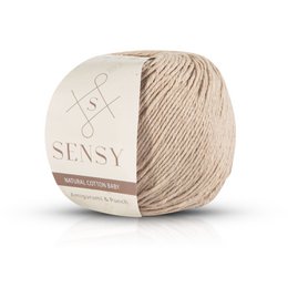 Sensy Premium Natural Baby Cotton 100% filato di cotone morbido per lavoro a maglia e uncinetto Amigurumi