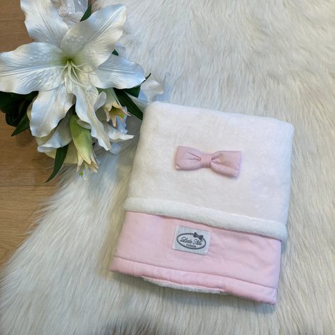 Blanket classic love light pink