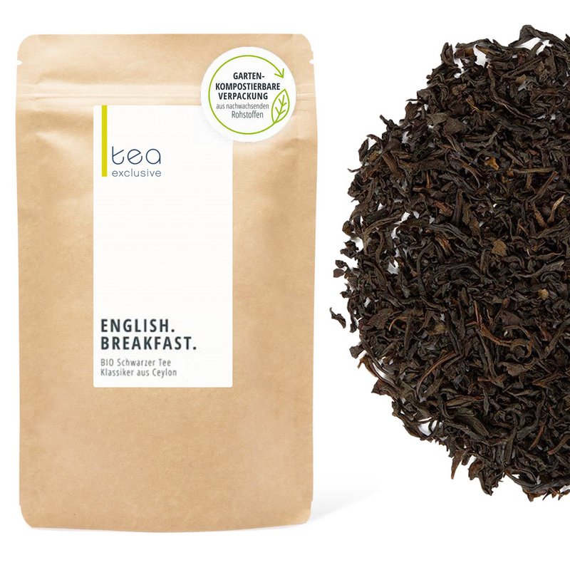 Engels ontbijt, Schwarzer Tee Bio, Ceylon, 125G