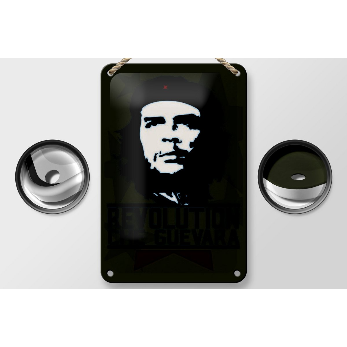 Tin Sign Retro 12x18cm Revolution Che Guevara Cuba Decoration
