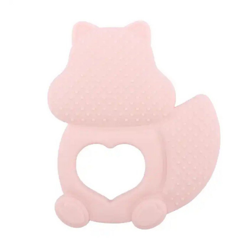 Baby siliconen bijtring | Eekhoorn | BABY ROZE