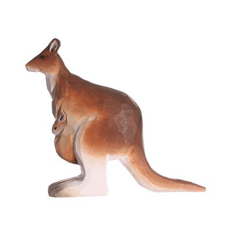 Wudimals® Wooden Kangaroo Animal Toy