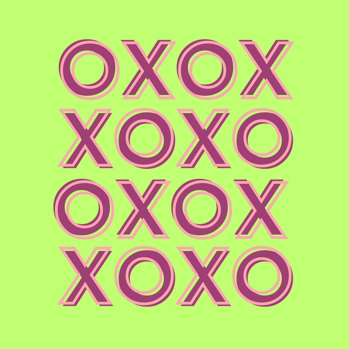 Carreaux forex 10x10cm - xoxo bisous -% 23101030004