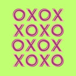 Forex Tile 10x10cm - Xoxo Kisses - %23101030004