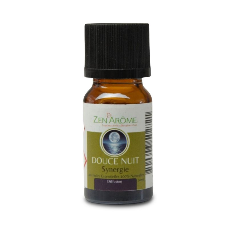 Synergy of essential oils - Douce Nuit - 10 ml - Use for Diffusion - Packaged in France
