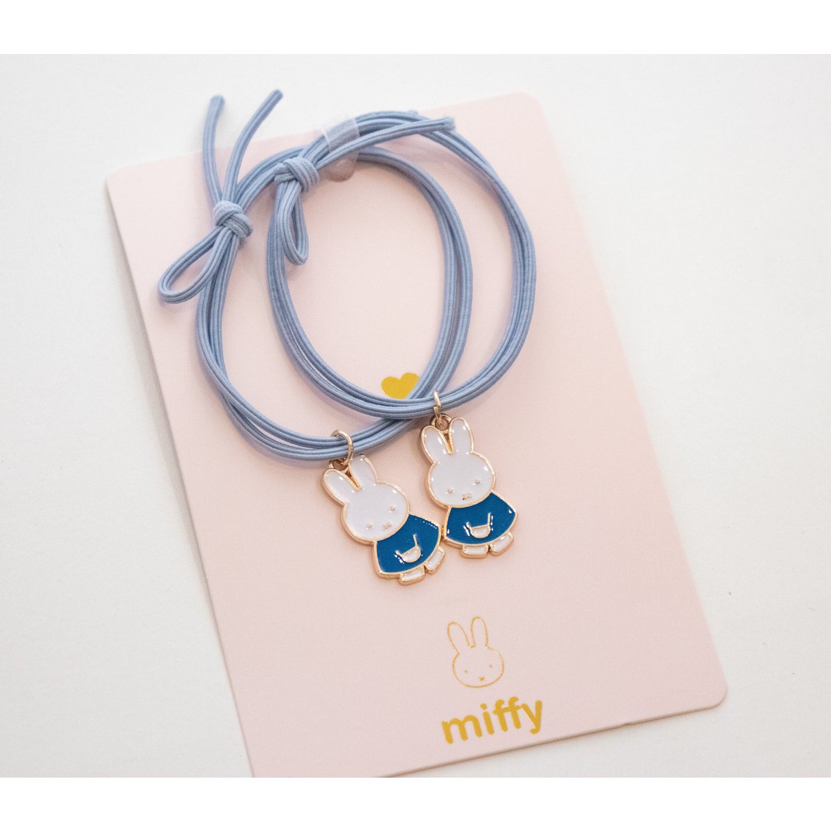 Duo af hårelastikker I Armbånd til at dele Miffy Walk