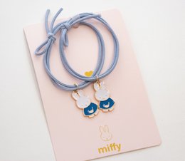 Duo af hårelastikker I Armbånd til at dele Miffy Walk