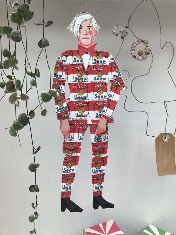Warhol klippede og lavede dukke