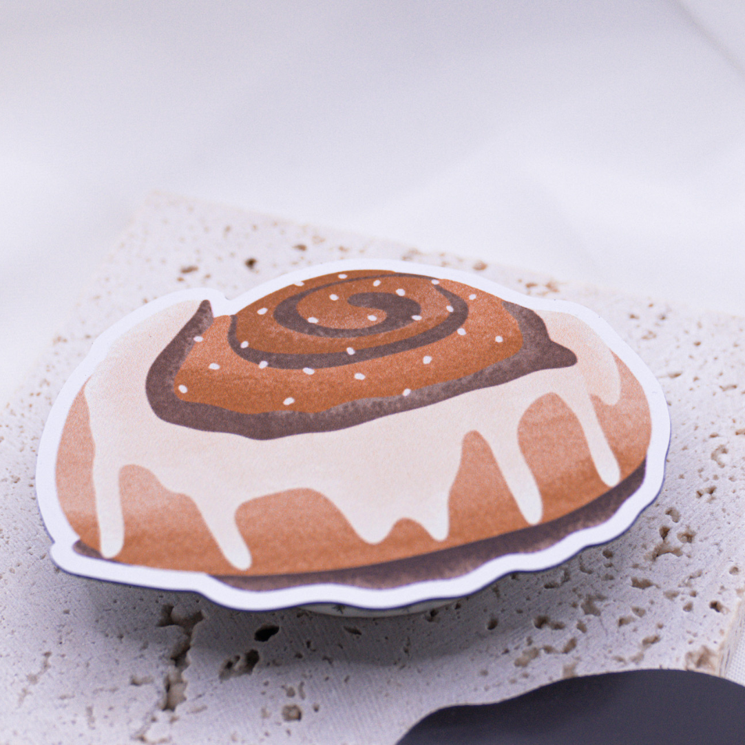 Magnet Cinnamon Roll Sweden Kanelbullar Fridge Magnet - Birthday Pig Lover