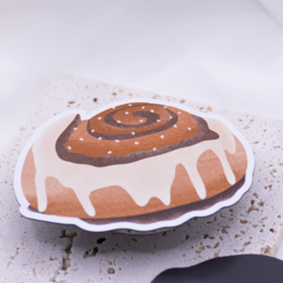 Magnet Cinnamon Roll Sweden Kanelbullar Fridge Magnet - Birthday Pig Lover
