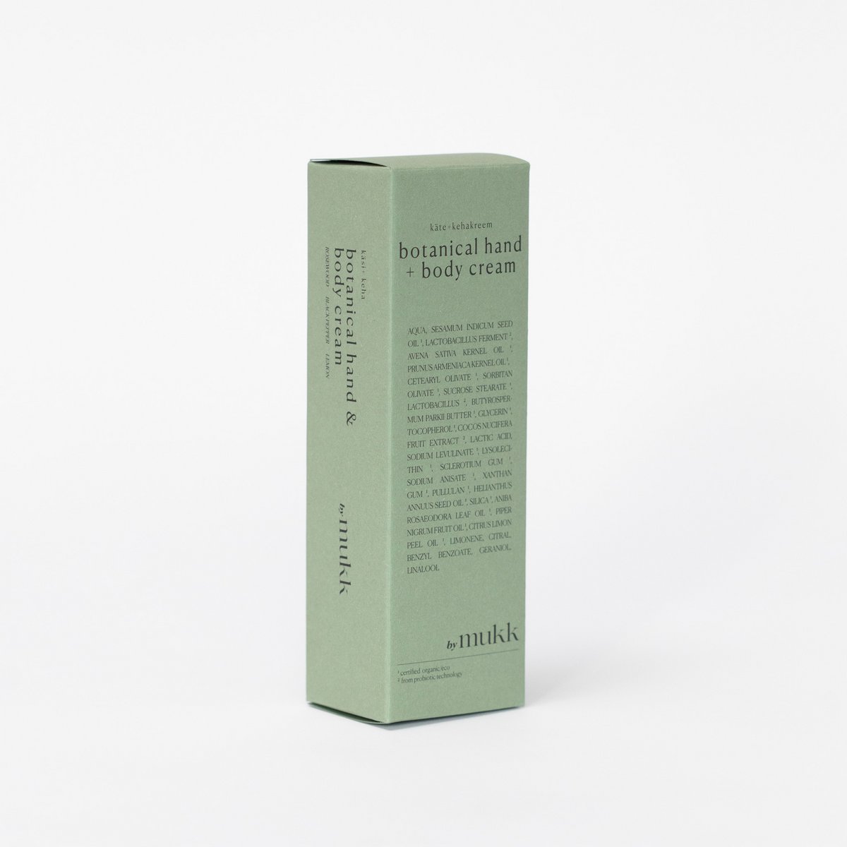 Crema mani e corpo botanica