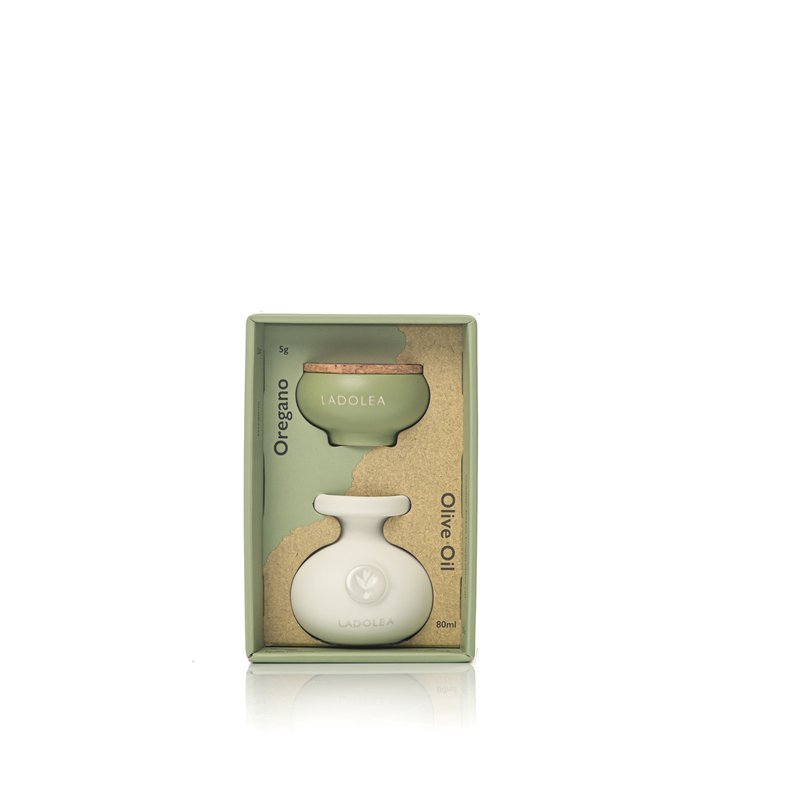 Oregano (5G) und Bio -Olivenöl (80 ml) extra Virgin -Olivenöl (80 ml)