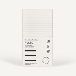 Zero-Waste Notebook RULED — Salt Color