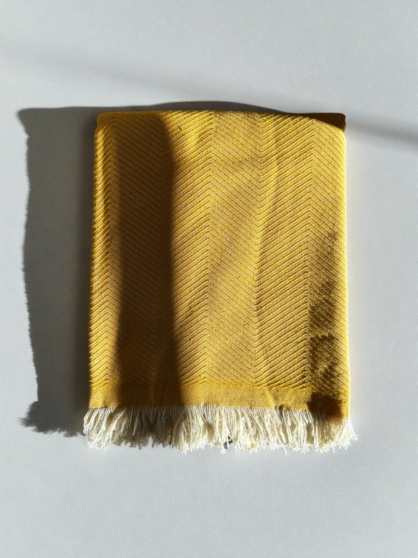 Blanket - Leyla Line - sunny yellow