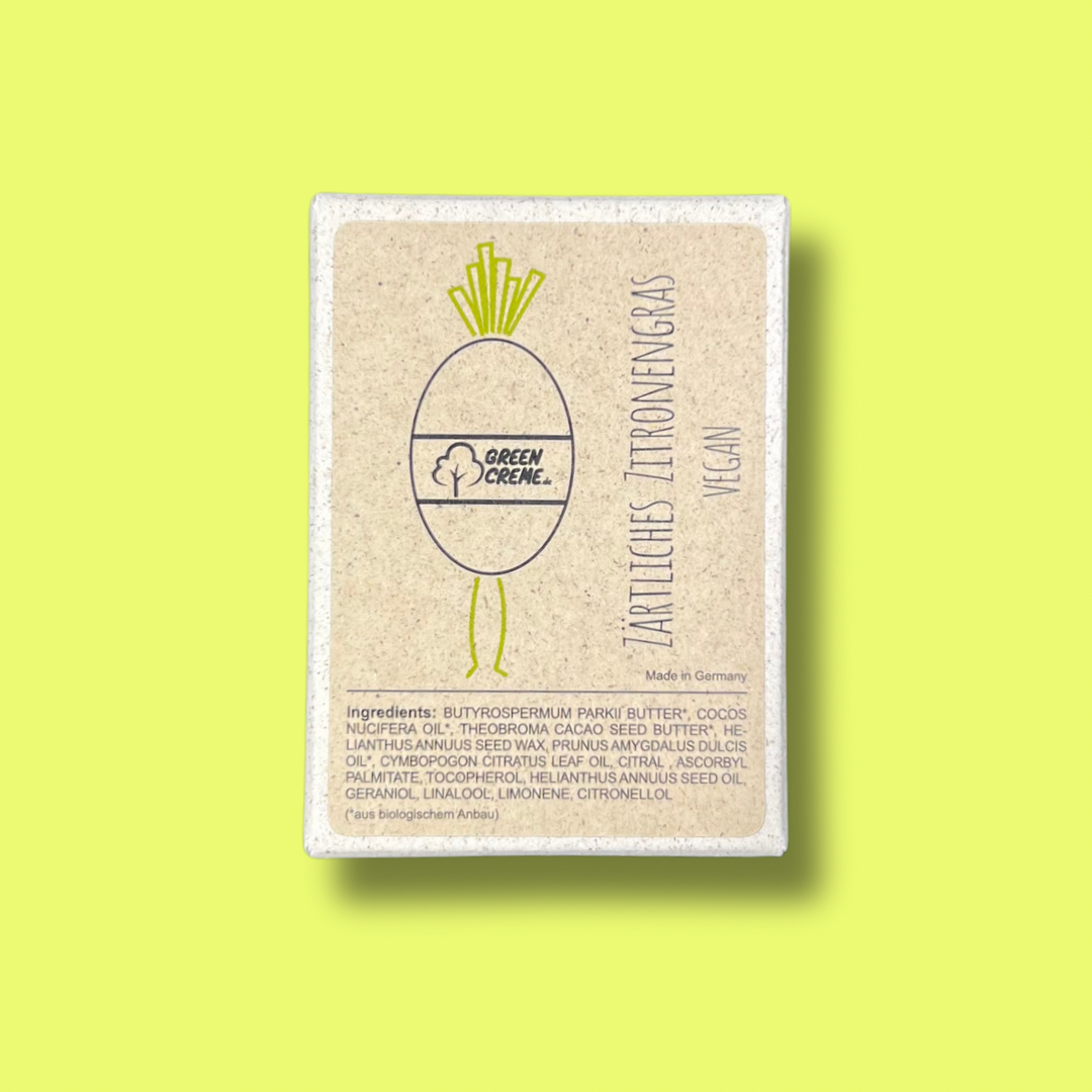 VEGAN Tender Lemongrass - crema mani vegana solida - 30 grammi