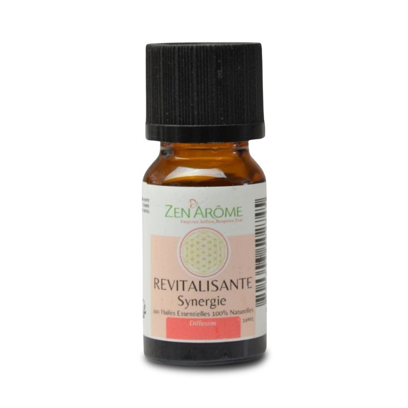 Synergy of essential oils - Revitalizing - 10 ml - Use for Diffusion - Packaged in France