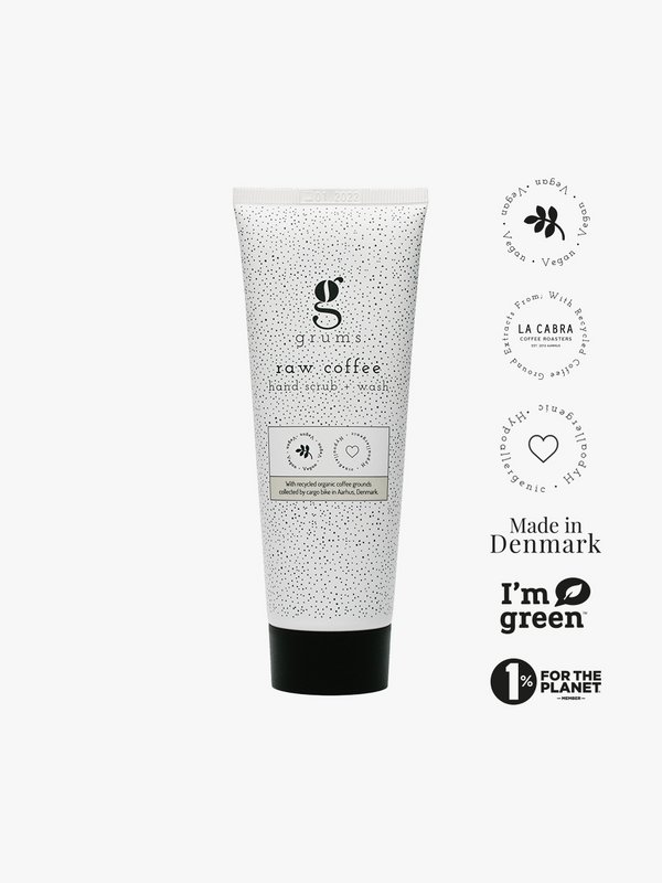 scrub mani al caffè crudo + lavaggio