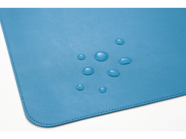 Mata zwijana Sigel niebiesko-zielona, ​​800x300x2mm imitacja skóry, dwustronna