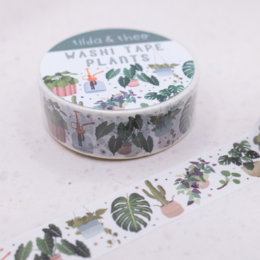 Nastro Washi per piante d'appartamento - Nastro per piante in vaso - Nastro adesivo Washi Tape per piante