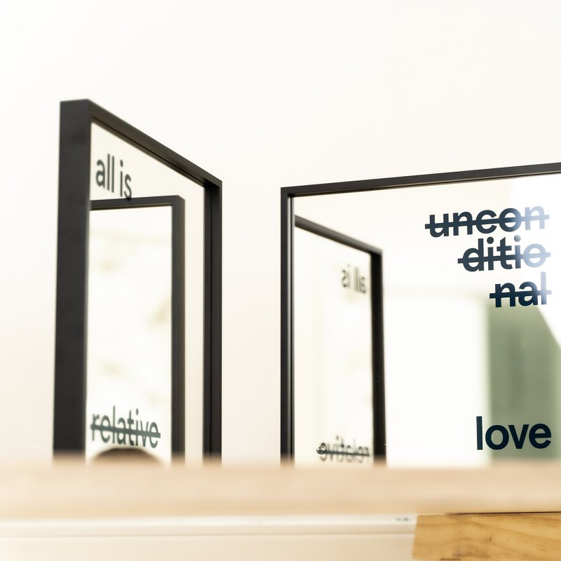 All is Love (Set of two mirrors)