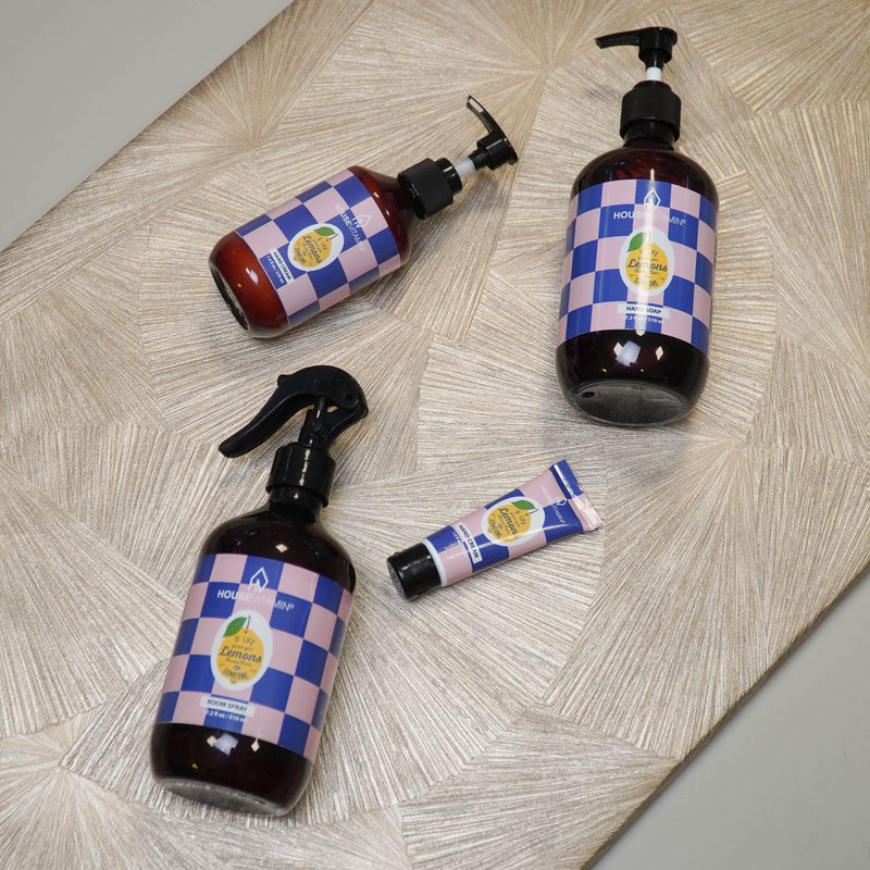 Handcream Pump Dispenser - Lemon/ Bergamot/Basil - 220ml
