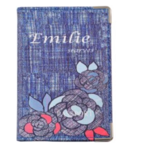 Passport cover Jeans blue