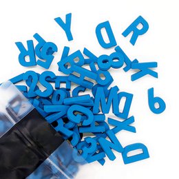 Modern magnetic letters - Unique Colors