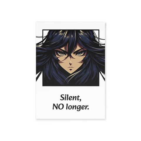 The Dreamer's Bookshop Survivor "Silent, NO longer" Art Print Card 