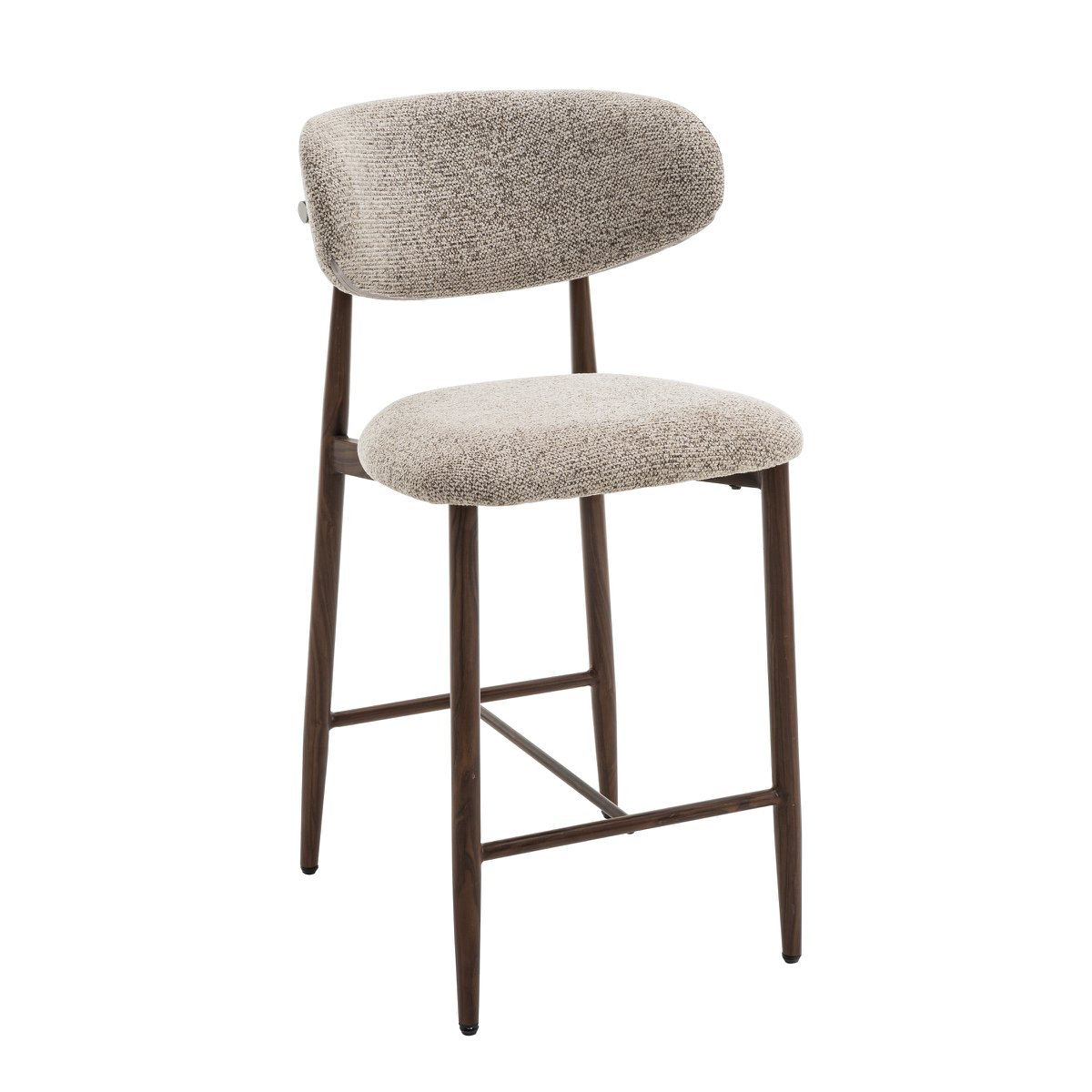 Bar stool Celia Brown Walnut