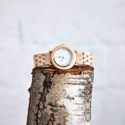 The Birch - Handmade Wood Vegan Watch