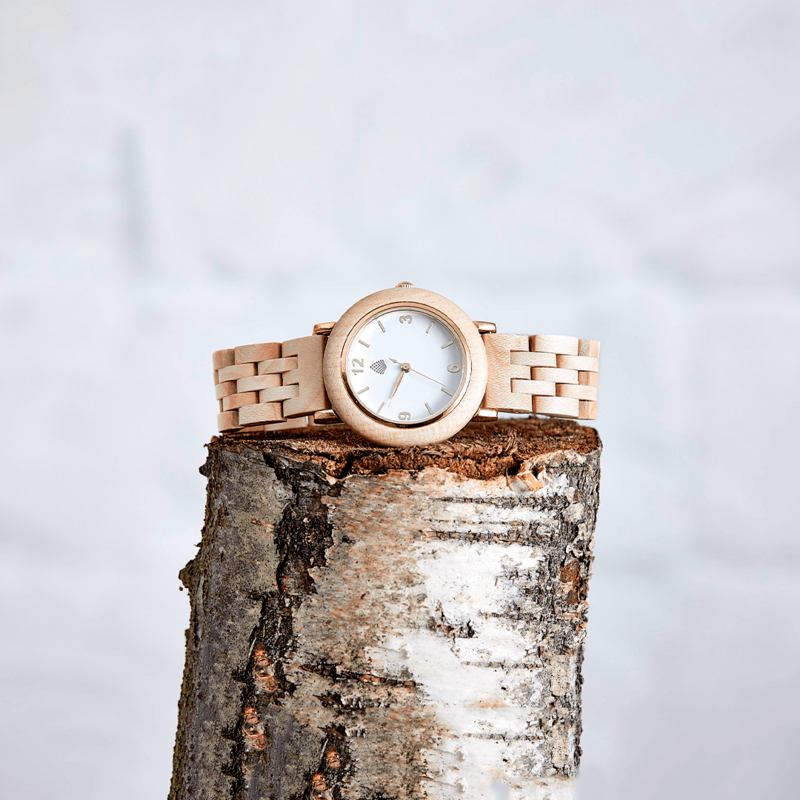 The Birch - Handmade Wood Vegan Watch