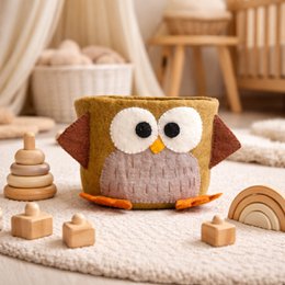 Basket owl brown